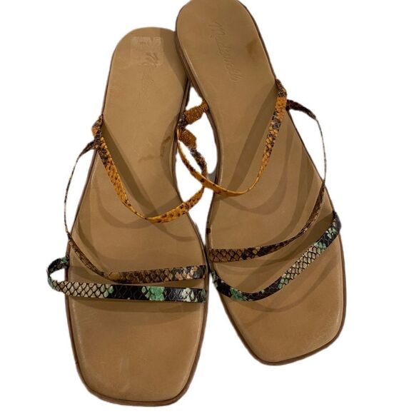 Madewell snakeskin sandals  - Picture 1 of 4